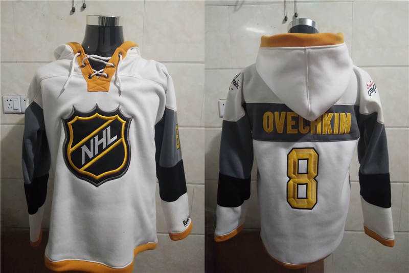 Capitals 8 Alexander Ovechkin White All-Star All Stitched Pullover Hoodie,We sell and wholesale Capitals 8 Alexander Ovechkin White All-Star All Stitched Pullover Hoodie on line form chian!
